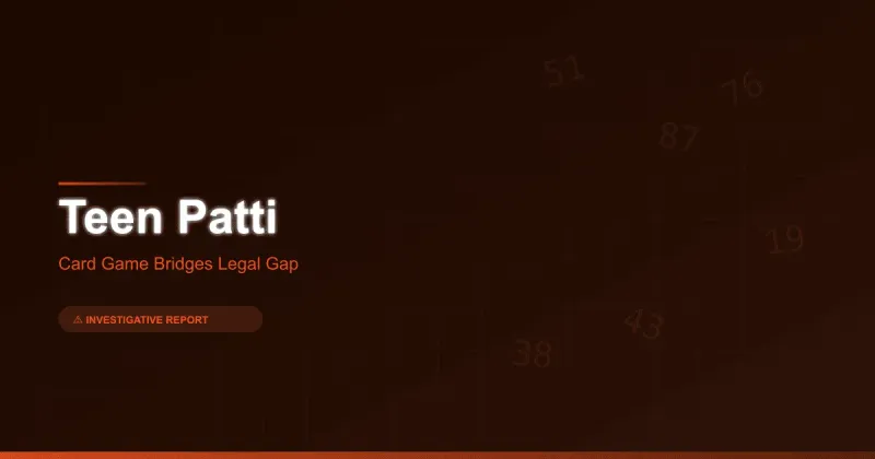 Teen Patti Satta: How India's Favourite Card Game Name Camouflages a Number-Rigging Operation