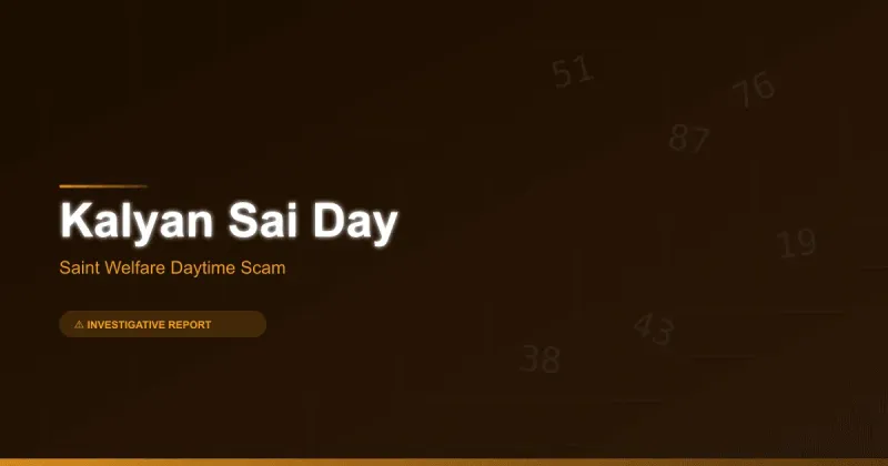 Kalyan Sai Day: When a Saint's Name Becomes a Gambling Market's Greatest Alibi