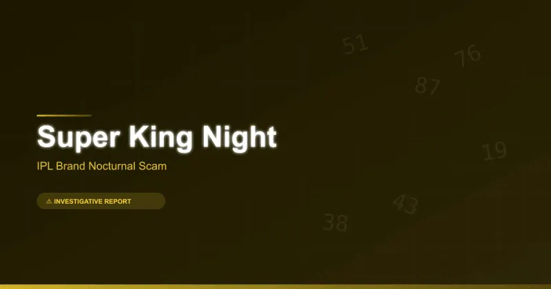 Super King Night: The Royalty-Branded Gambling Market That Crowns Losers as Kings