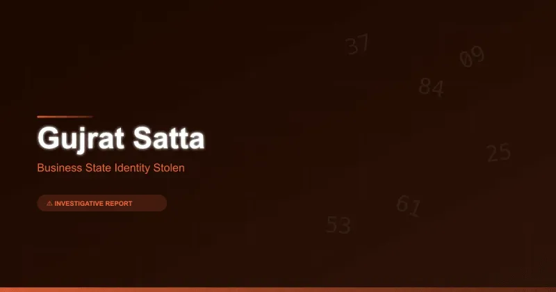Gujrat Satta: How India's Business State Lost Its Name to a Gambling Market